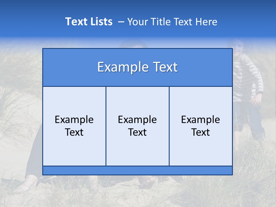 Son People Male PowerPoint Template