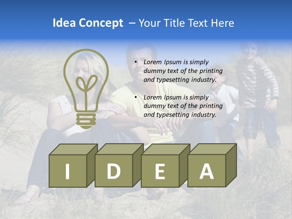 Son People Male PowerPoint Template