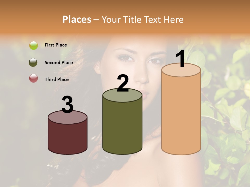 Clean Woman Spring PowerPoint Template