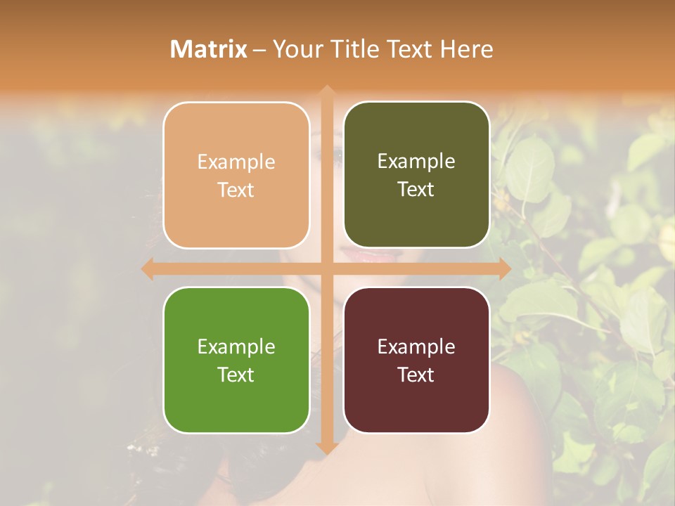 Clean Woman Spring PowerPoint Template