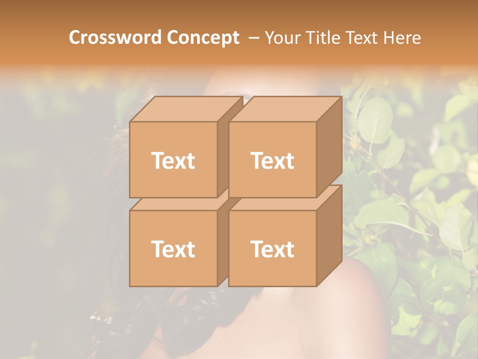 Clean Woman Spring PowerPoint Template