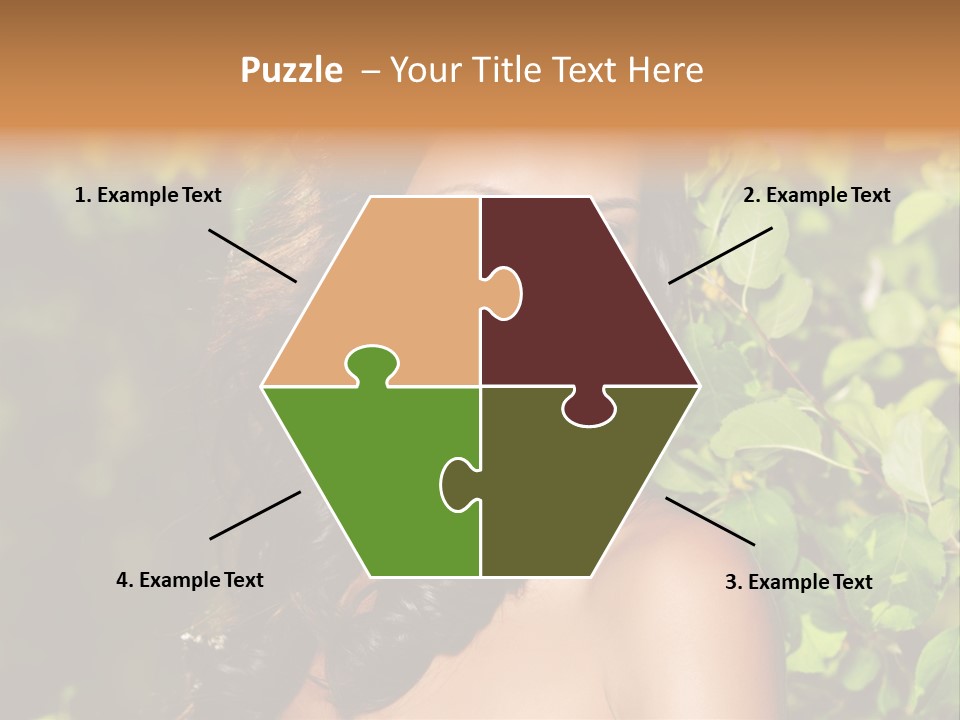 Clean Woman Spring PowerPoint Template