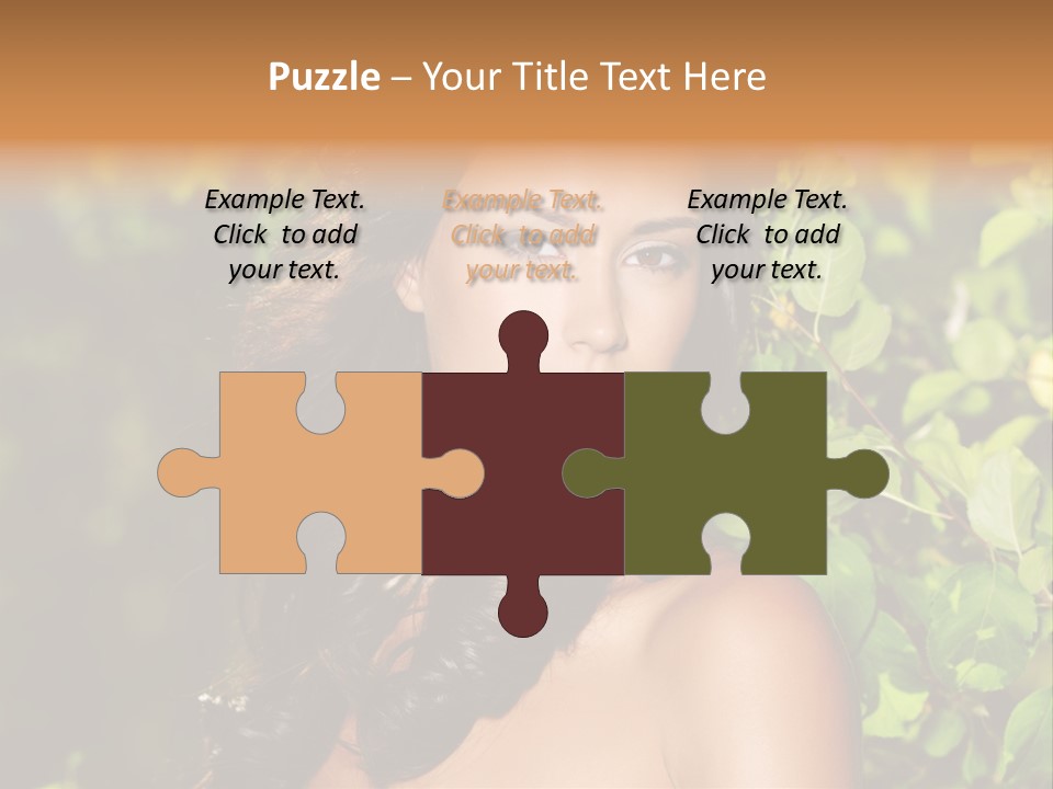 Clean Woman Spring PowerPoint Template