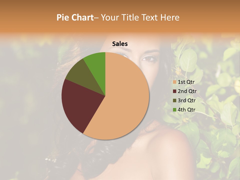 Clean Woman Spring PowerPoint Template