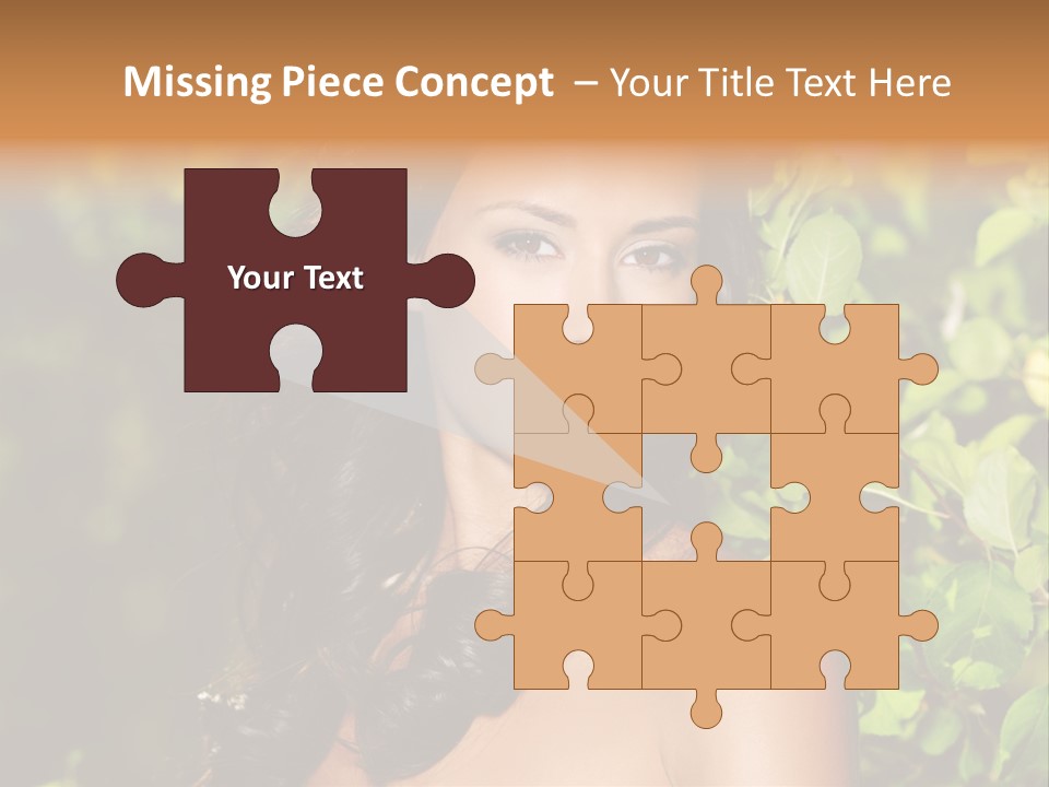 Clean Woman Spring PowerPoint Template