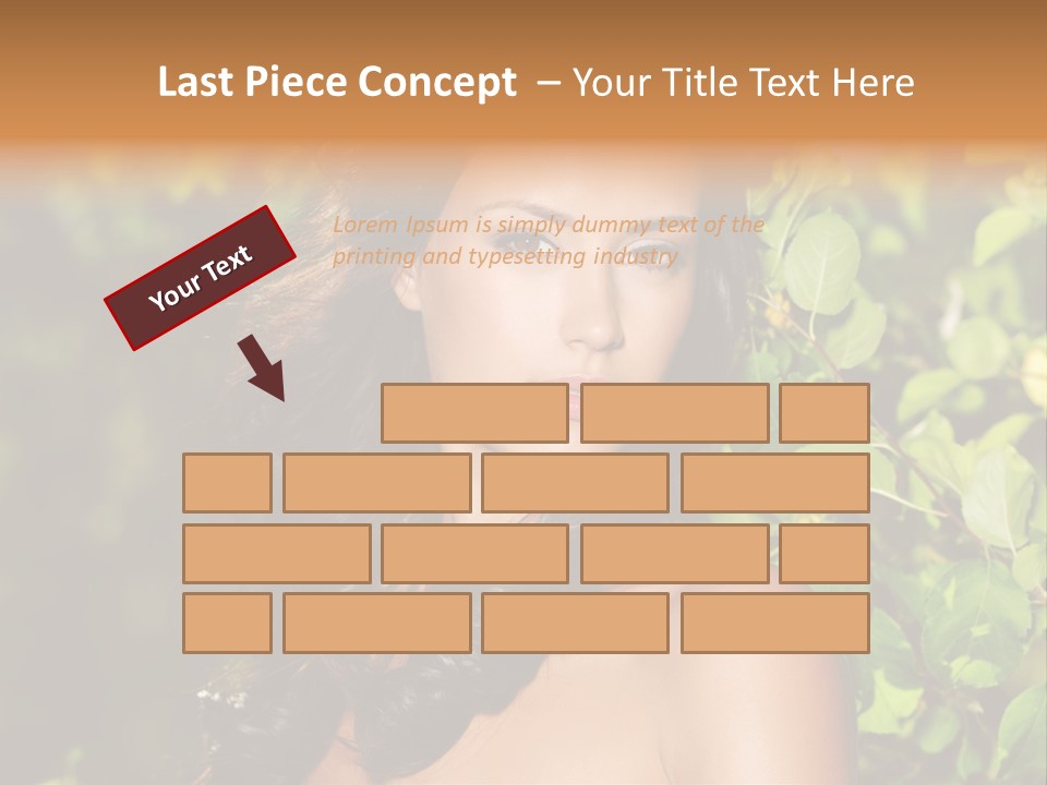 Clean Woman Spring PowerPoint Template