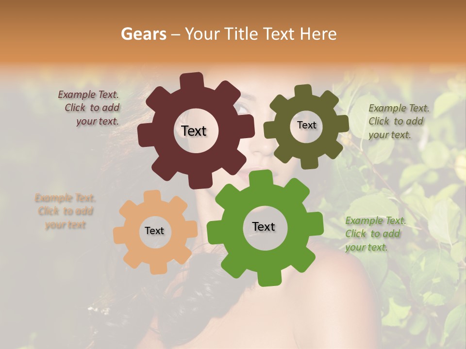 Clean Woman Spring PowerPoint Template