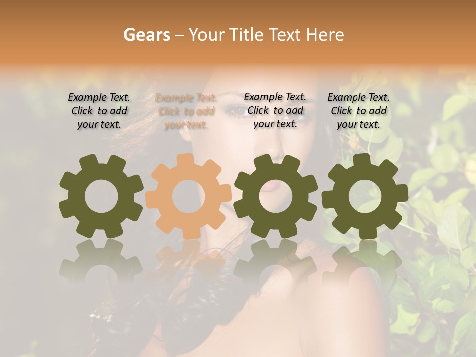 Clean Woman Spring PowerPoint Template