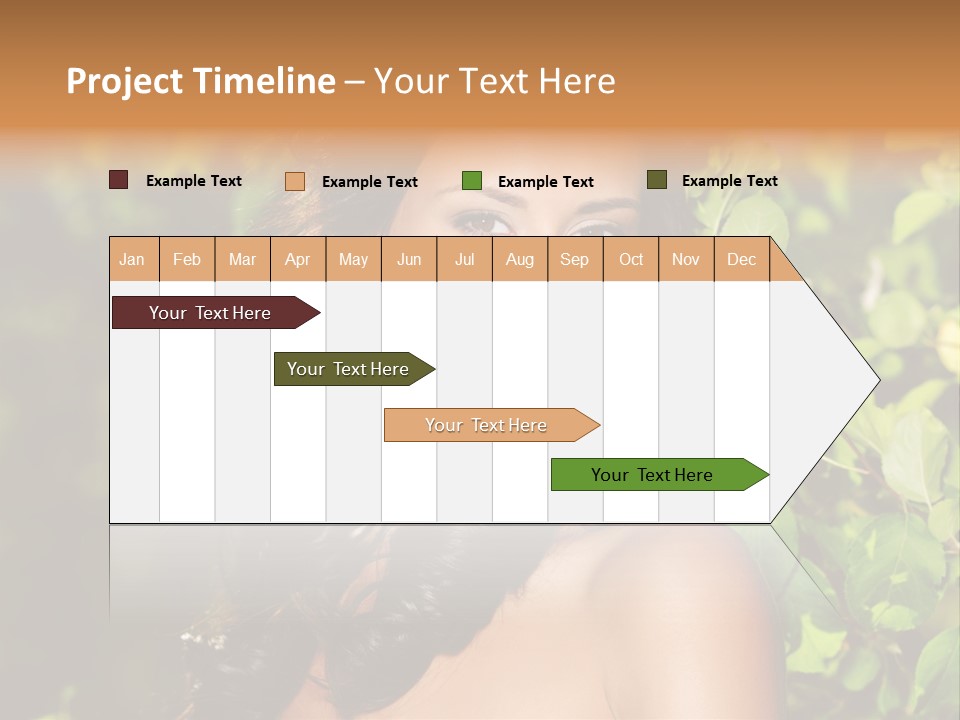 Clean Woman Spring PowerPoint Template