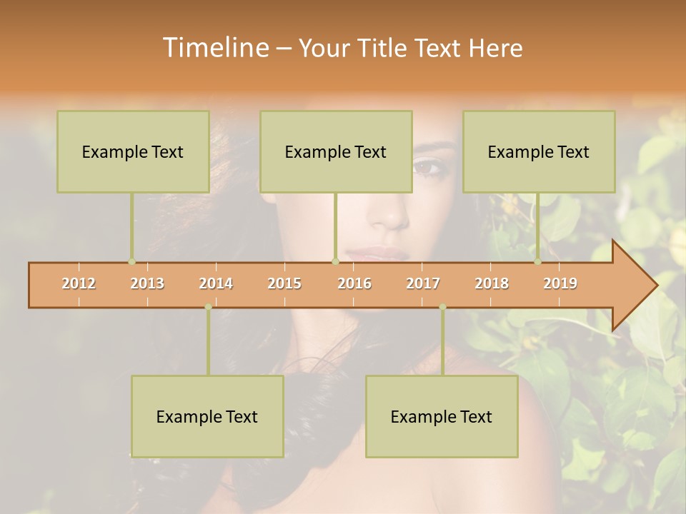 Clean Woman Spring PowerPoint Template