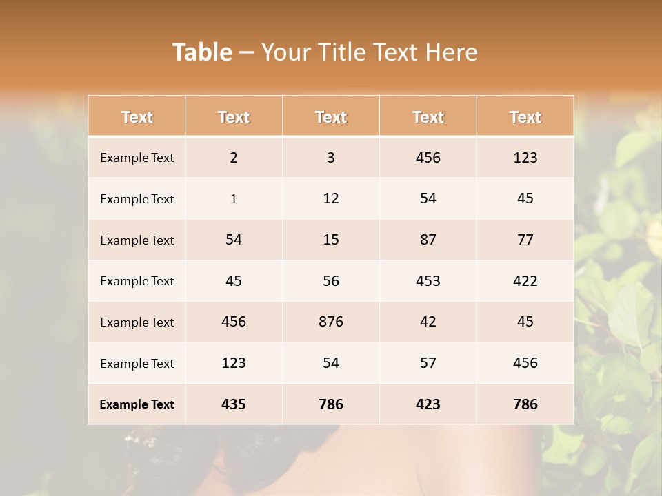 Clean Woman Spring PowerPoint Template