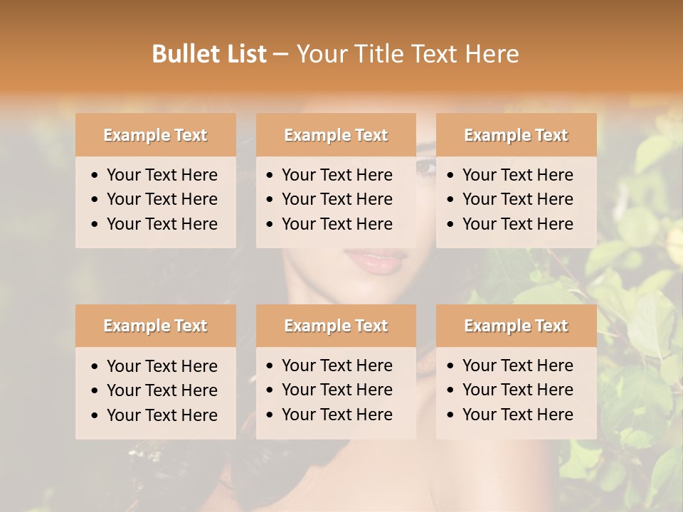 Clean Woman Spring PowerPoint Template