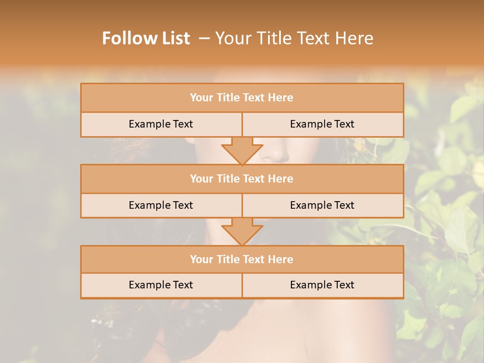 Clean Woman Spring PowerPoint Template