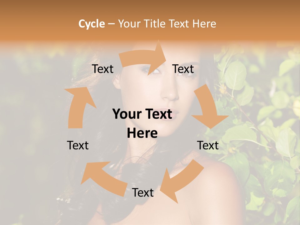 Clean Woman Spring PowerPoint Template