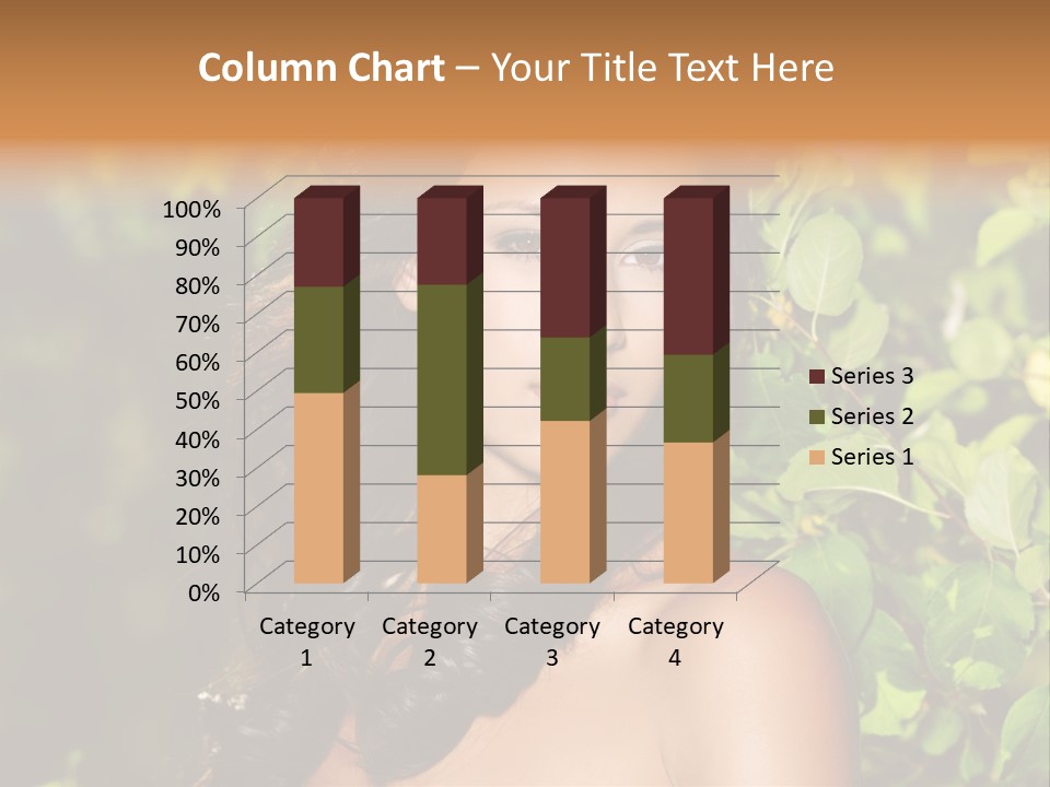 Clean Woman Spring PowerPoint Template