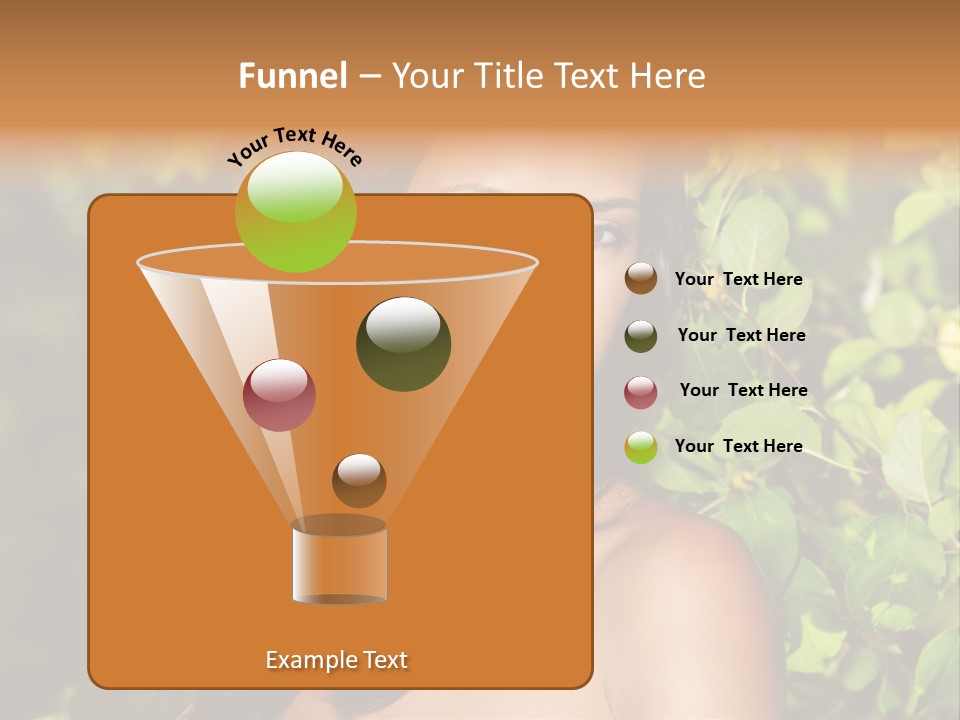Clean Woman Spring PowerPoint Template