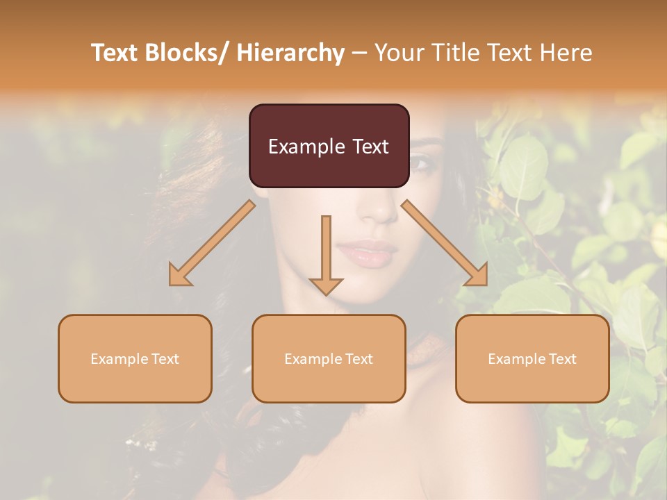 Clean Woman Spring PowerPoint Template