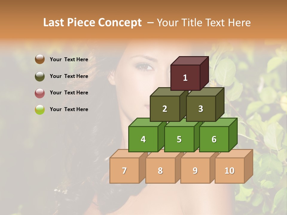 Clean Woman Spring PowerPoint Template