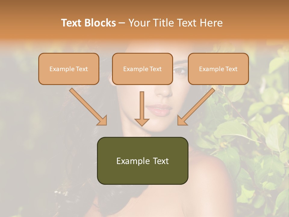 Clean Woman Spring PowerPoint Template