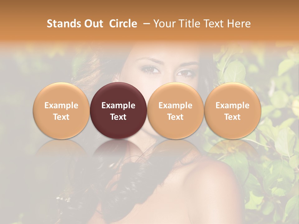 Clean Woman Spring PowerPoint Template