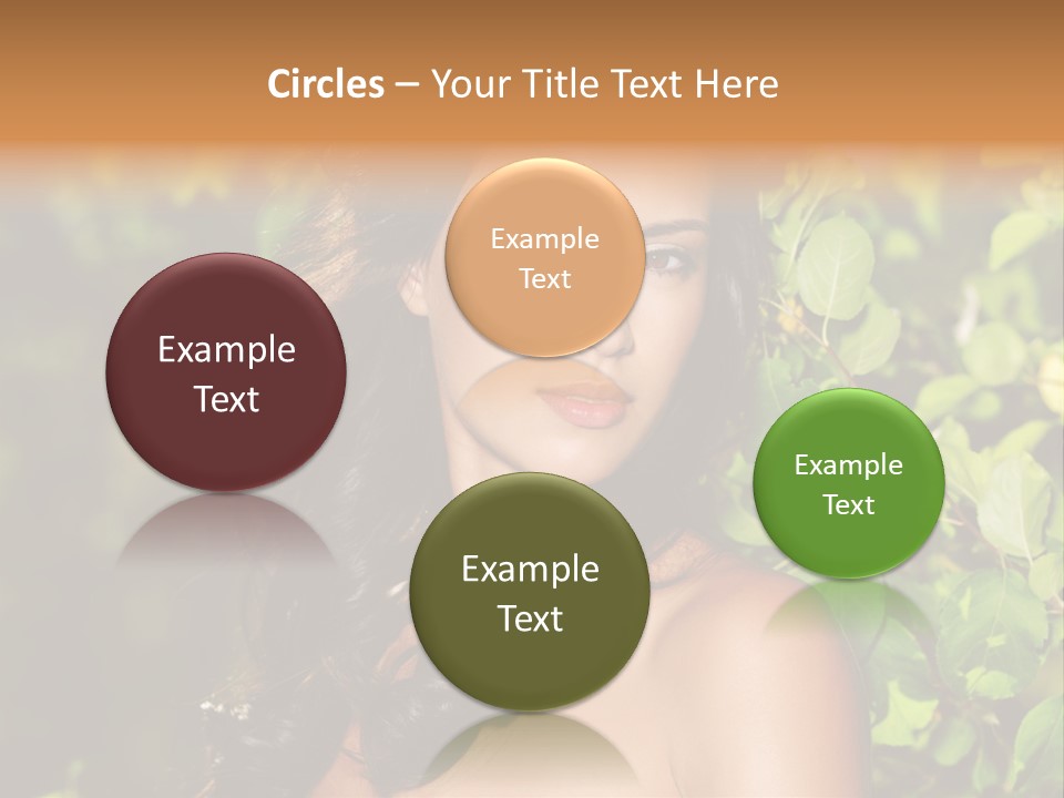 Clean Woman Spring PowerPoint Template