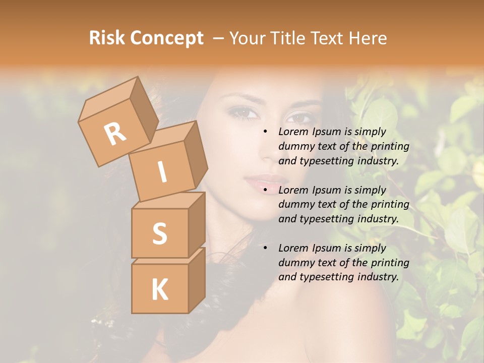 Clean Woman Spring PowerPoint Template