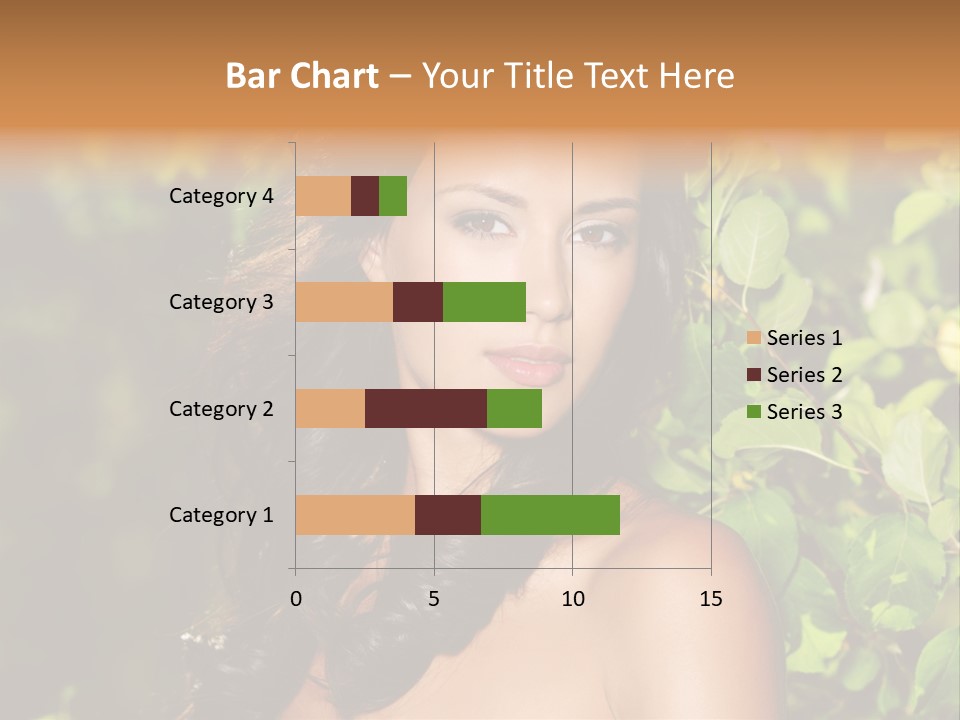 Clean Woman Spring PowerPoint Template