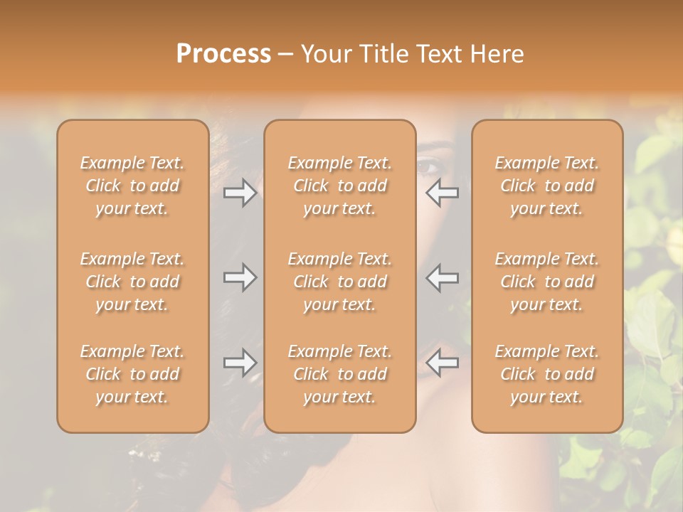 Clean Woman Spring PowerPoint Template