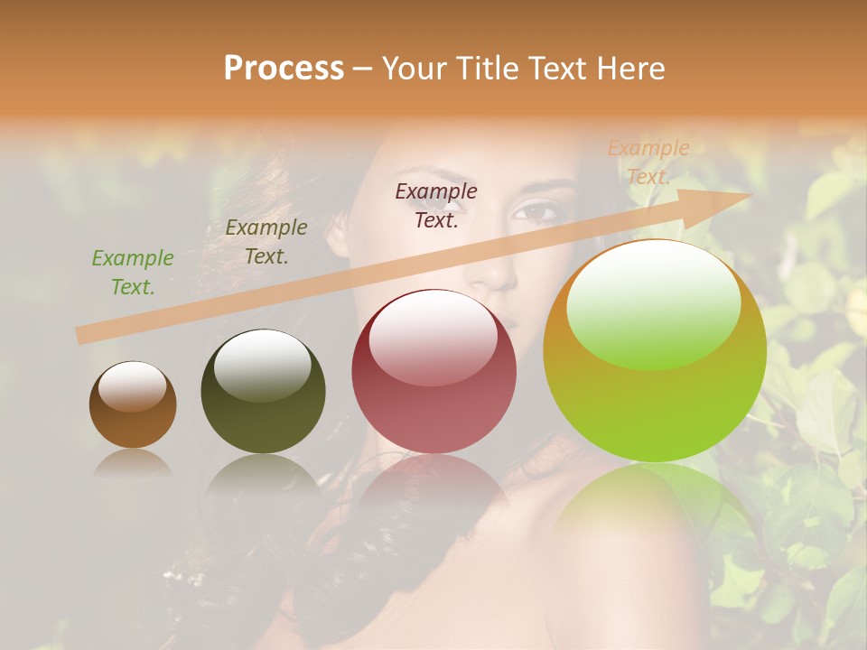 Clean Woman Spring PowerPoint Template