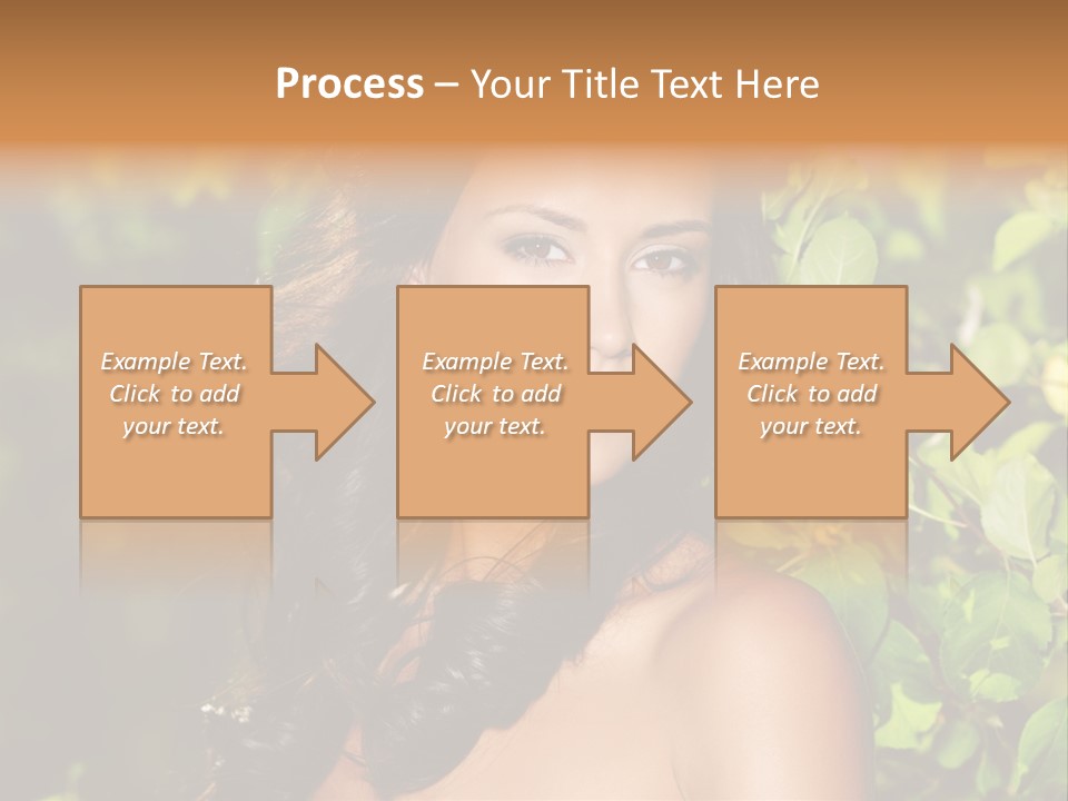 Clean Woman Spring PowerPoint Template
