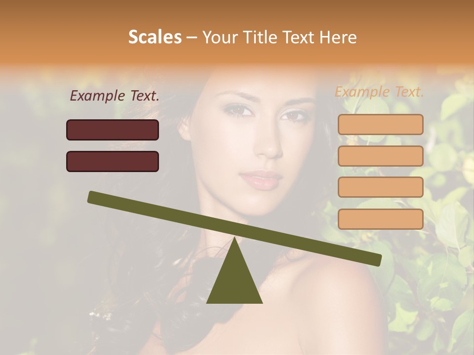 Clean Woman Spring PowerPoint Template