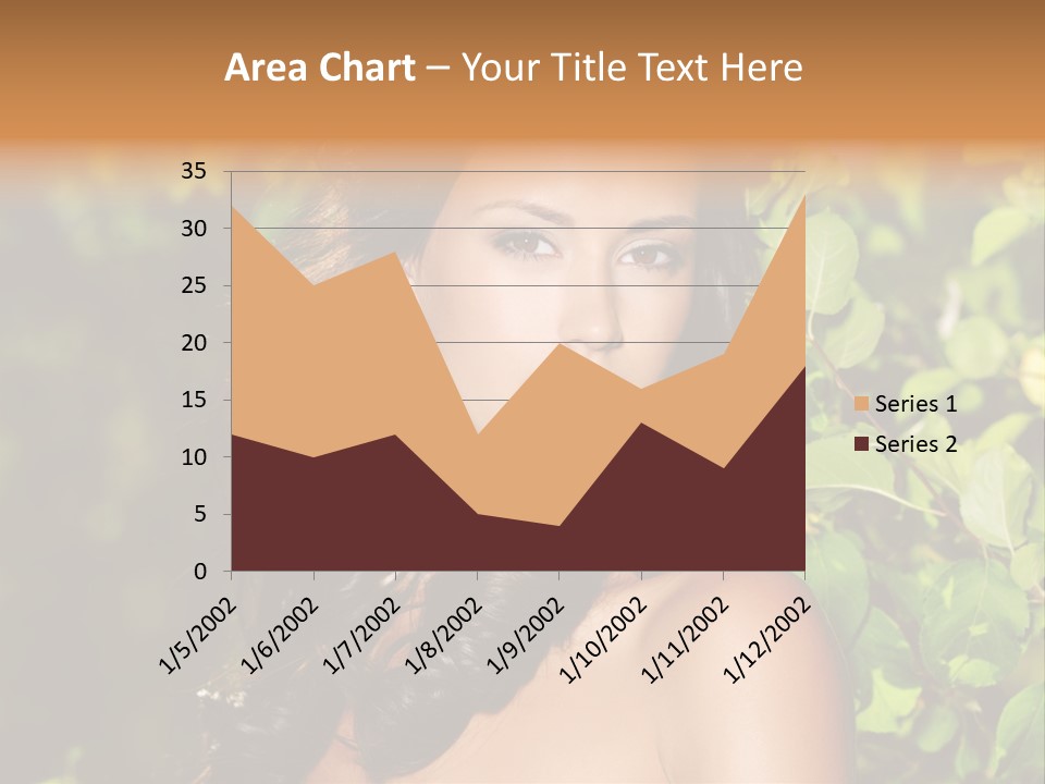 Clean Woman Spring PowerPoint Template