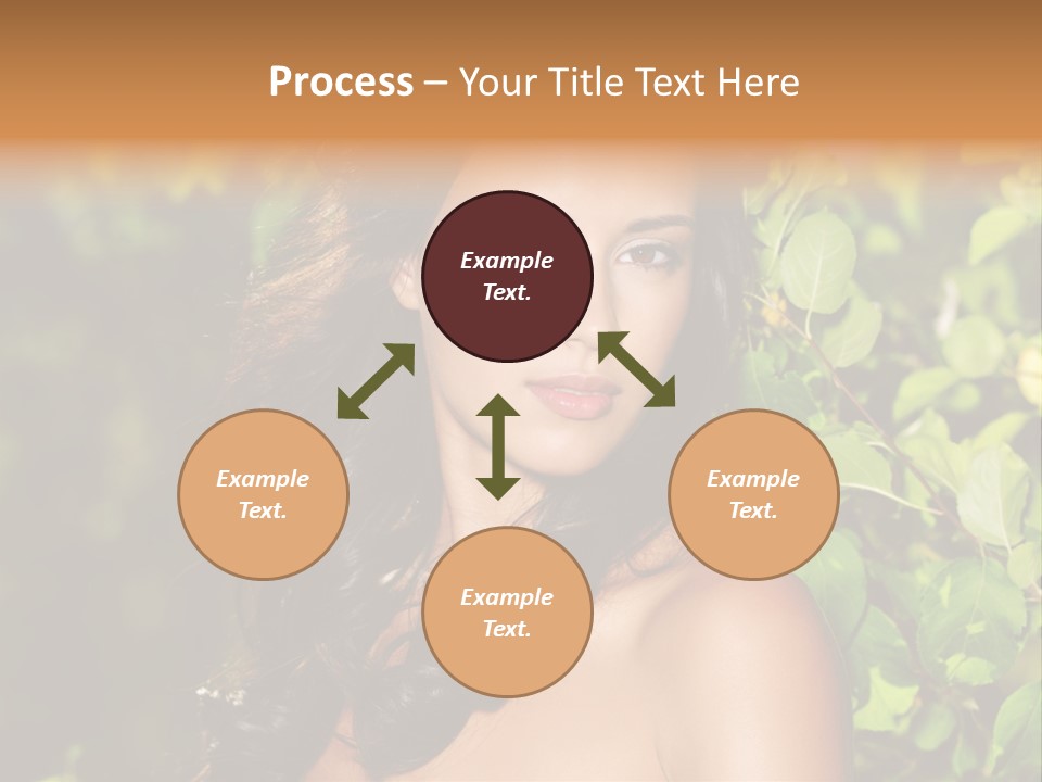 Clean Woman Spring PowerPoint Template