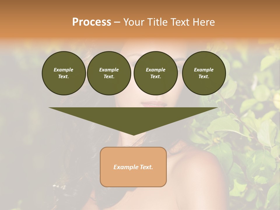 Clean Woman Spring PowerPoint Template