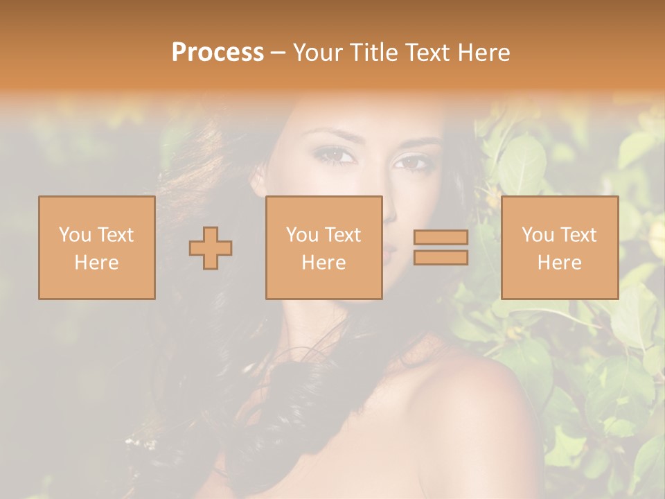 Clean Woman Spring PowerPoint Template