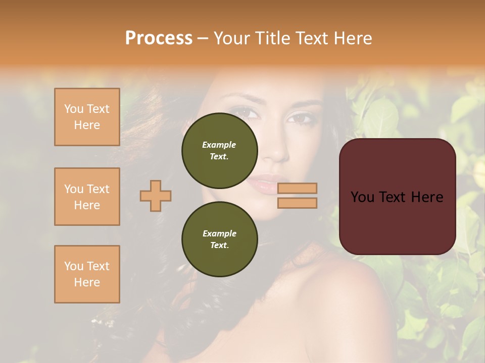 Clean Woman Spring PowerPoint Template