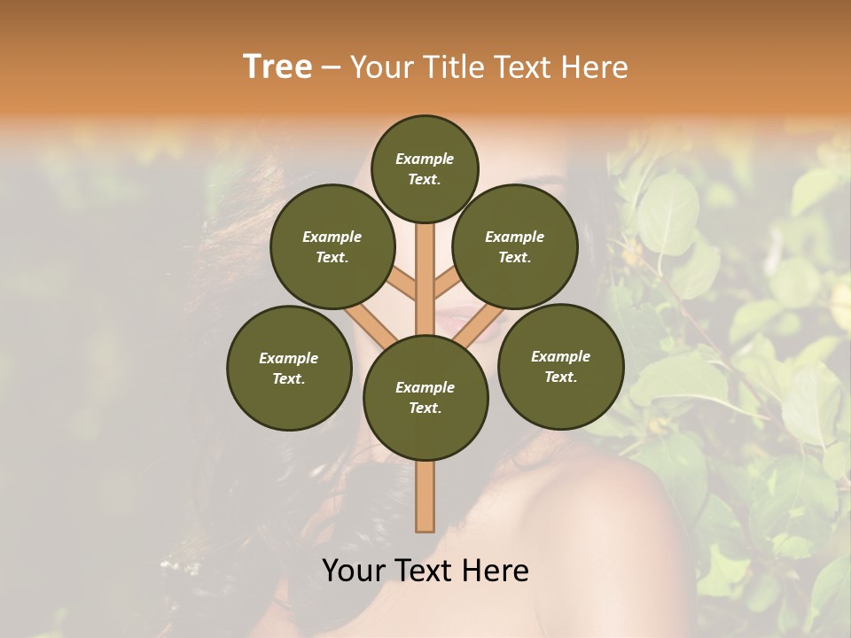 Clean Woman Spring PowerPoint Template