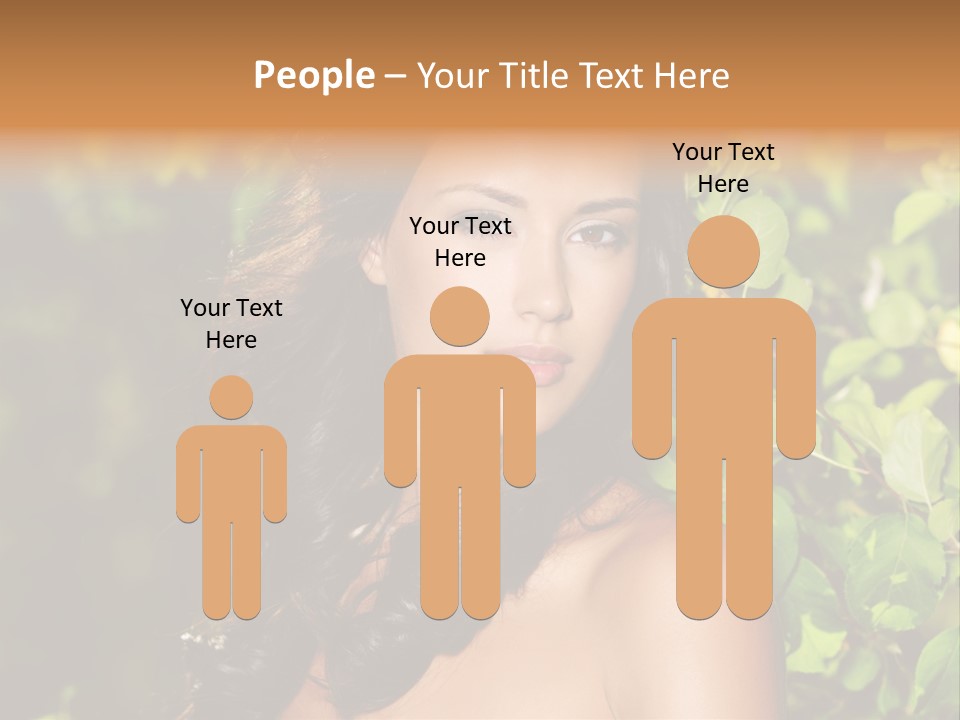 Clean Woman Spring PowerPoint Template