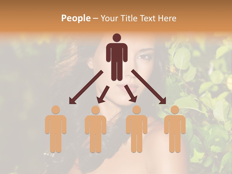 Clean Woman Spring PowerPoint Template