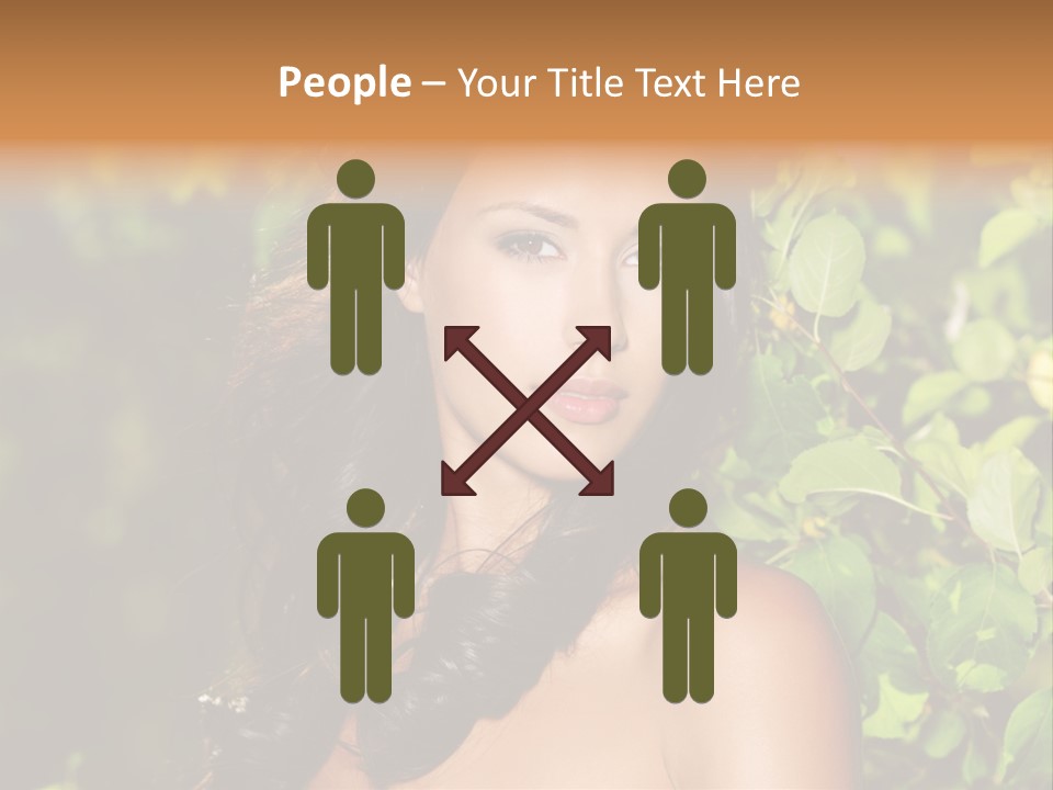 Clean Woman Spring PowerPoint Template