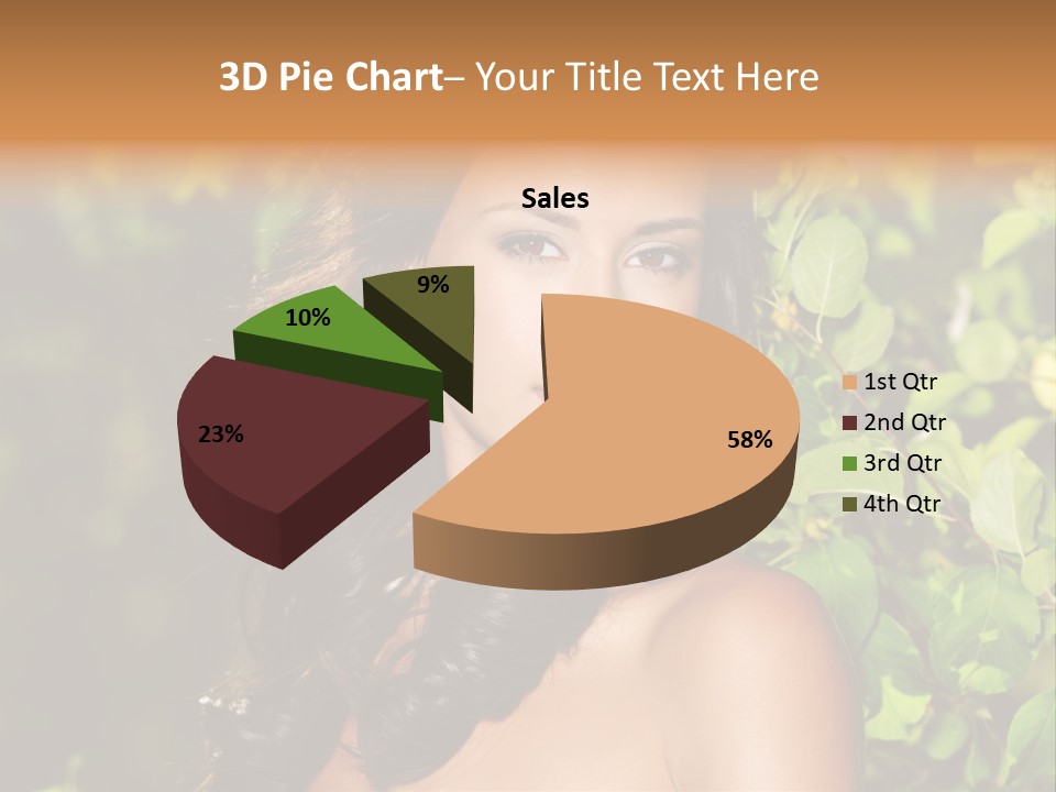 Clean Woman Spring PowerPoint Template