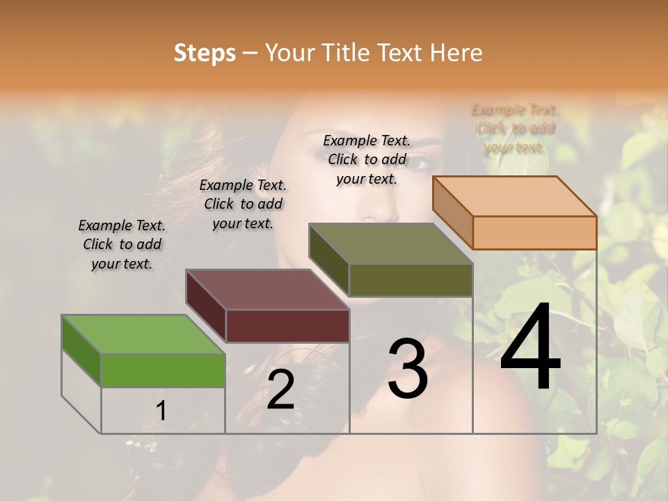 Clean Woman Spring PowerPoint Template