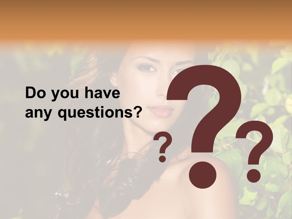 Clean Woman Spring PowerPoint Template