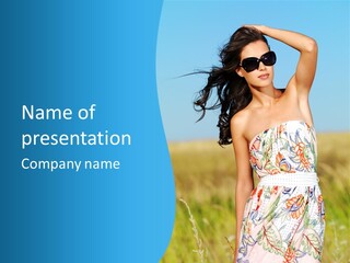 Nature Blue Spring PowerPoint Template