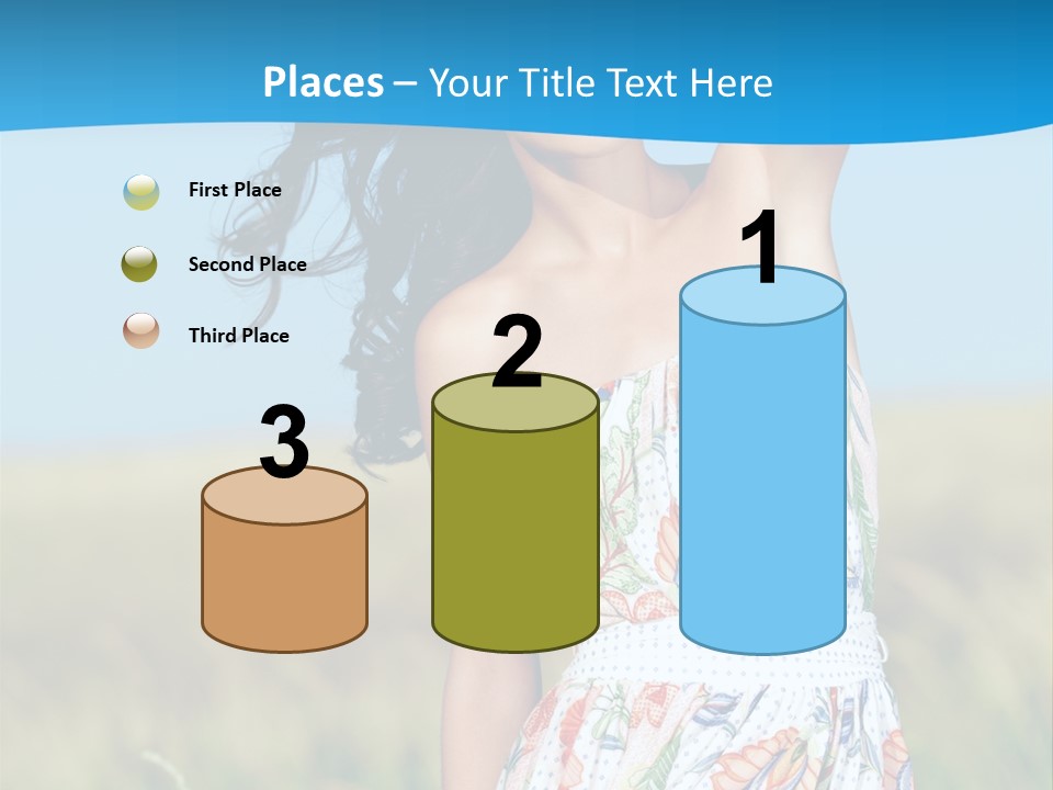 Nature Blue Spring PowerPoint Template