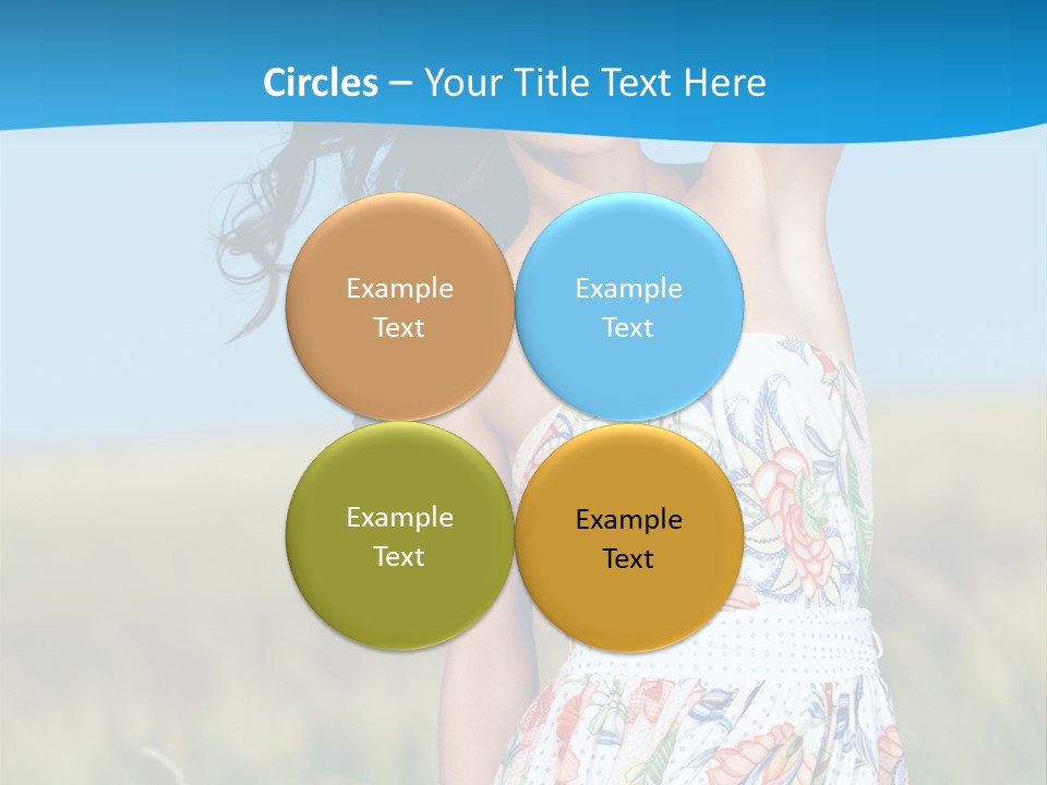 Nature Blue Spring PowerPoint Template