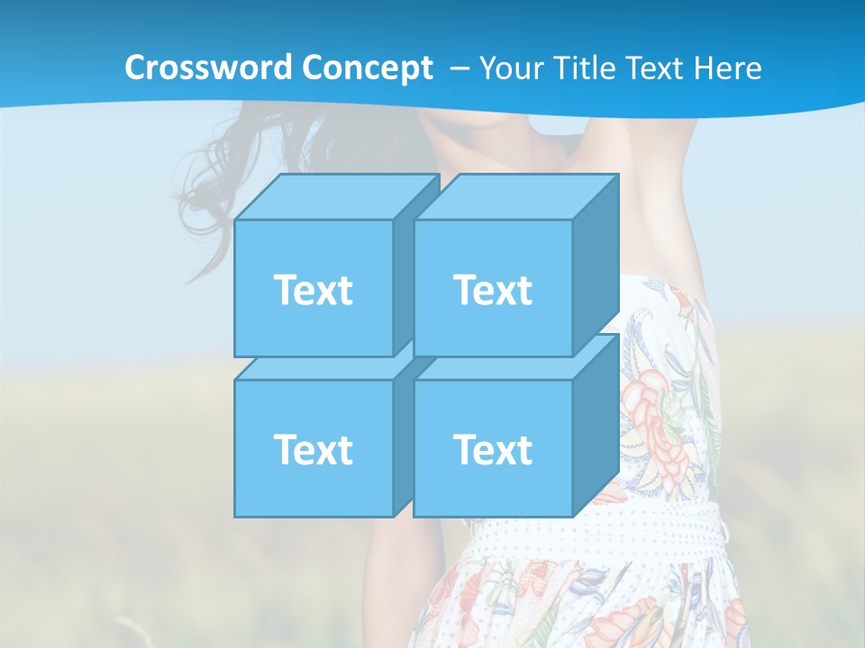 Nature Blue Spring PowerPoint Template