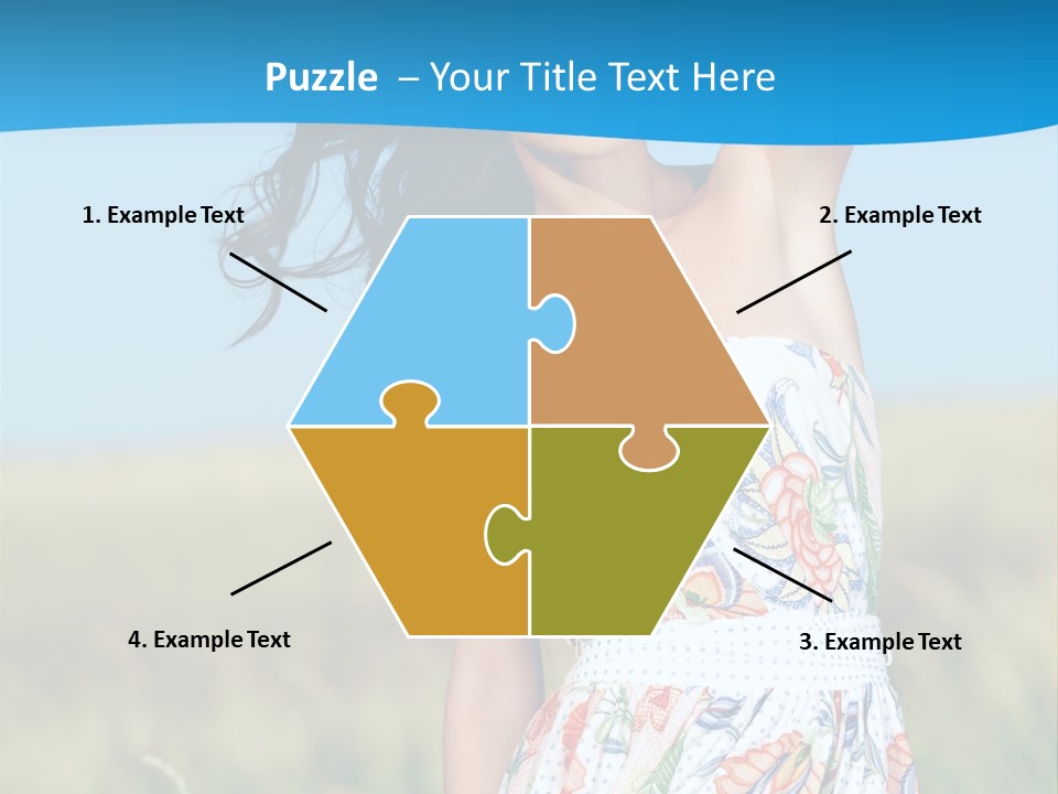 Nature Blue Spring PowerPoint Template