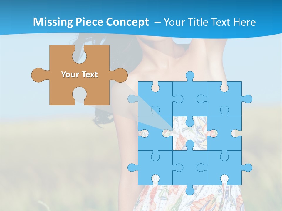 Nature Blue Spring PowerPoint Template