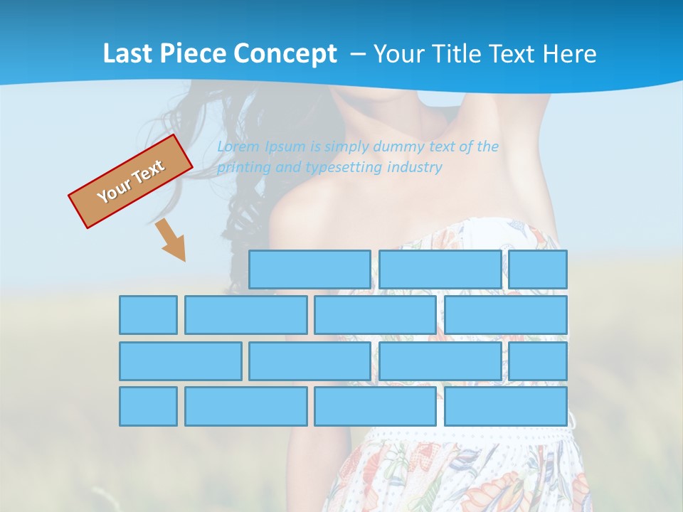 Nature Blue Spring PowerPoint Template